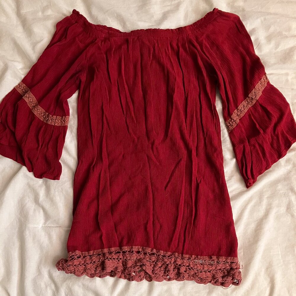 Beautiful flowy blouse with bell sleeves